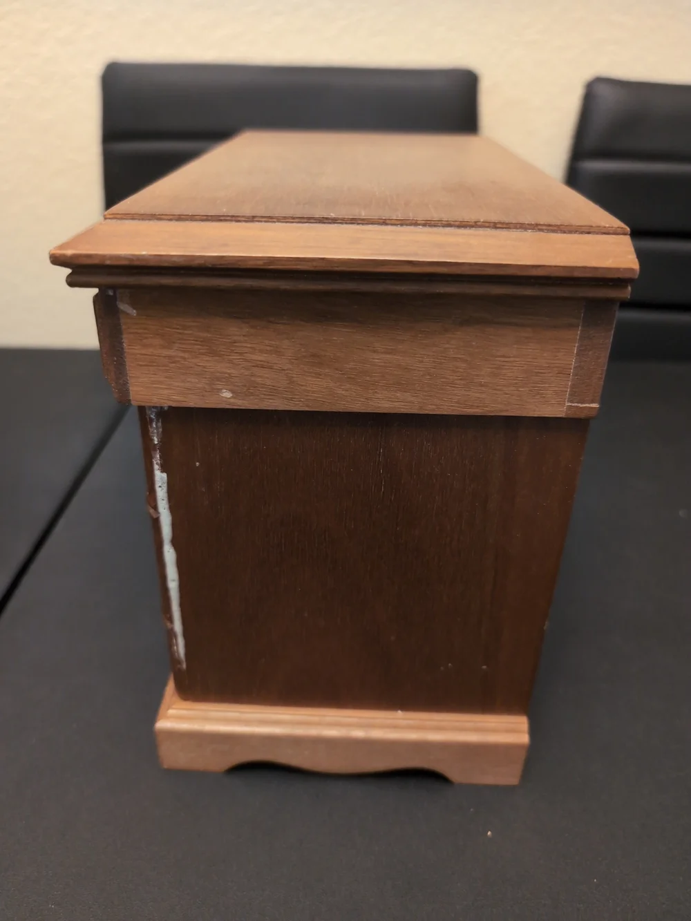 Wood Finish Jewelry Chest Organizer - Brown
